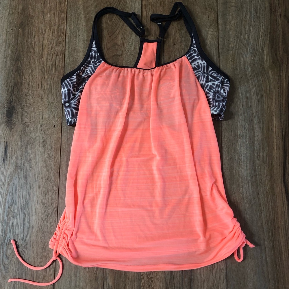Swim top with built in bra